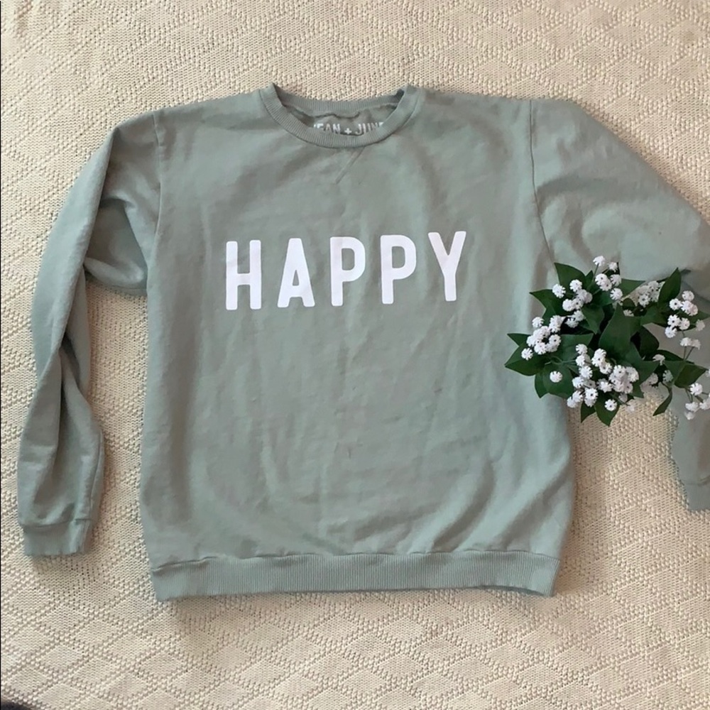 HAPPY sweatshirt by Jean + June M